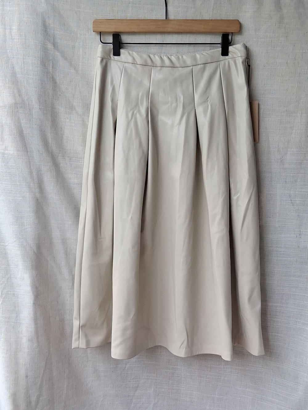 Halogen Faux Leather Skirt Moonbeam S